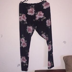 Floral print leggings